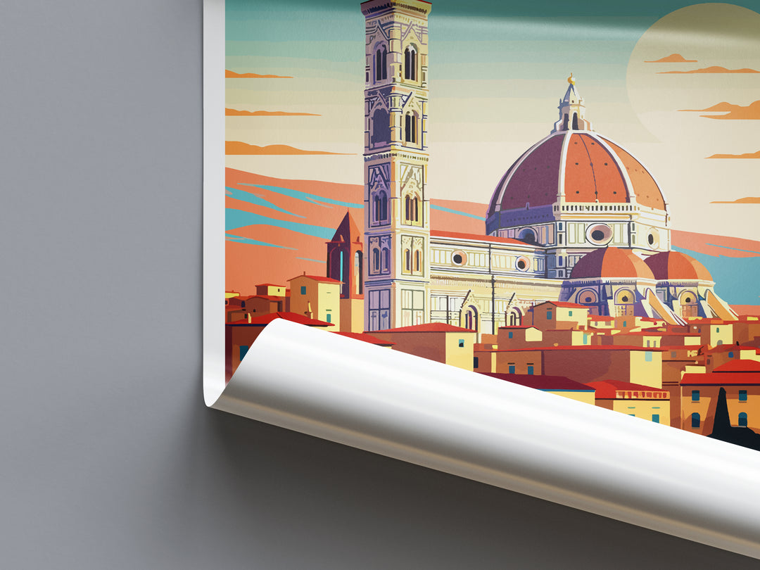 Florence Italy Travel Poster