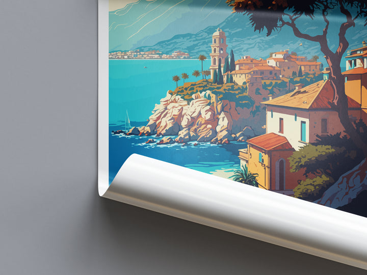 Antalya Turkey Travel Poster