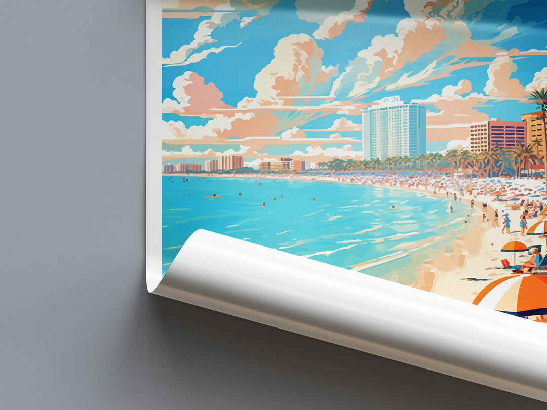 St. Pete Beach USA Travel Poster
