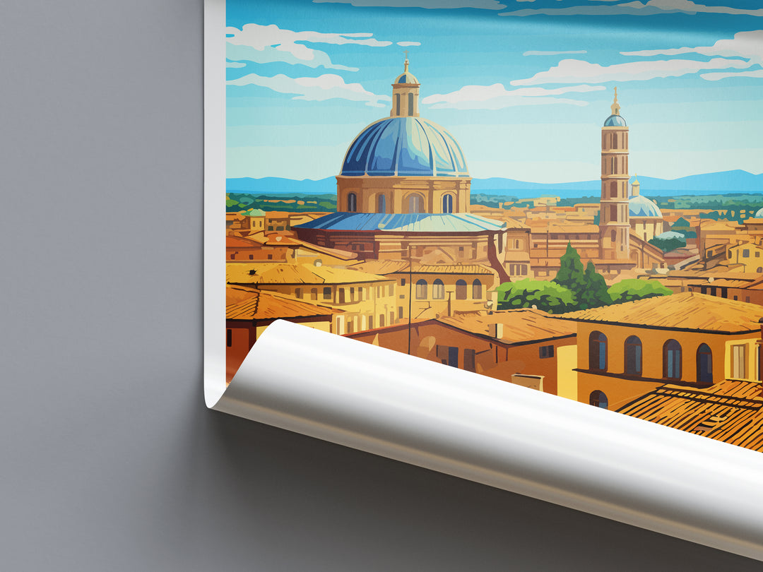 Bologna Italy Travel Poster