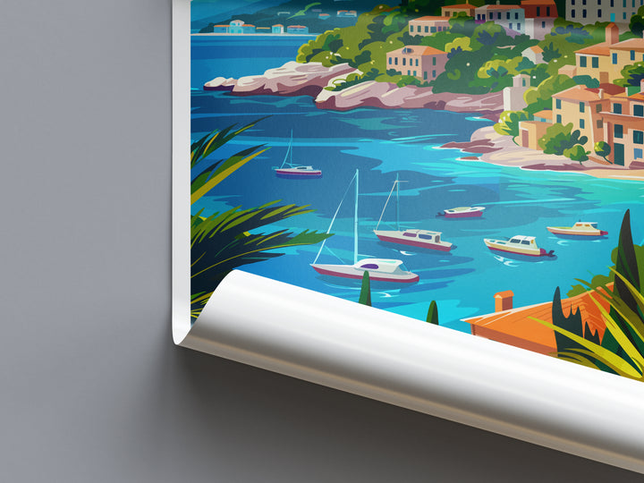 Corfu Greece Travel Poster