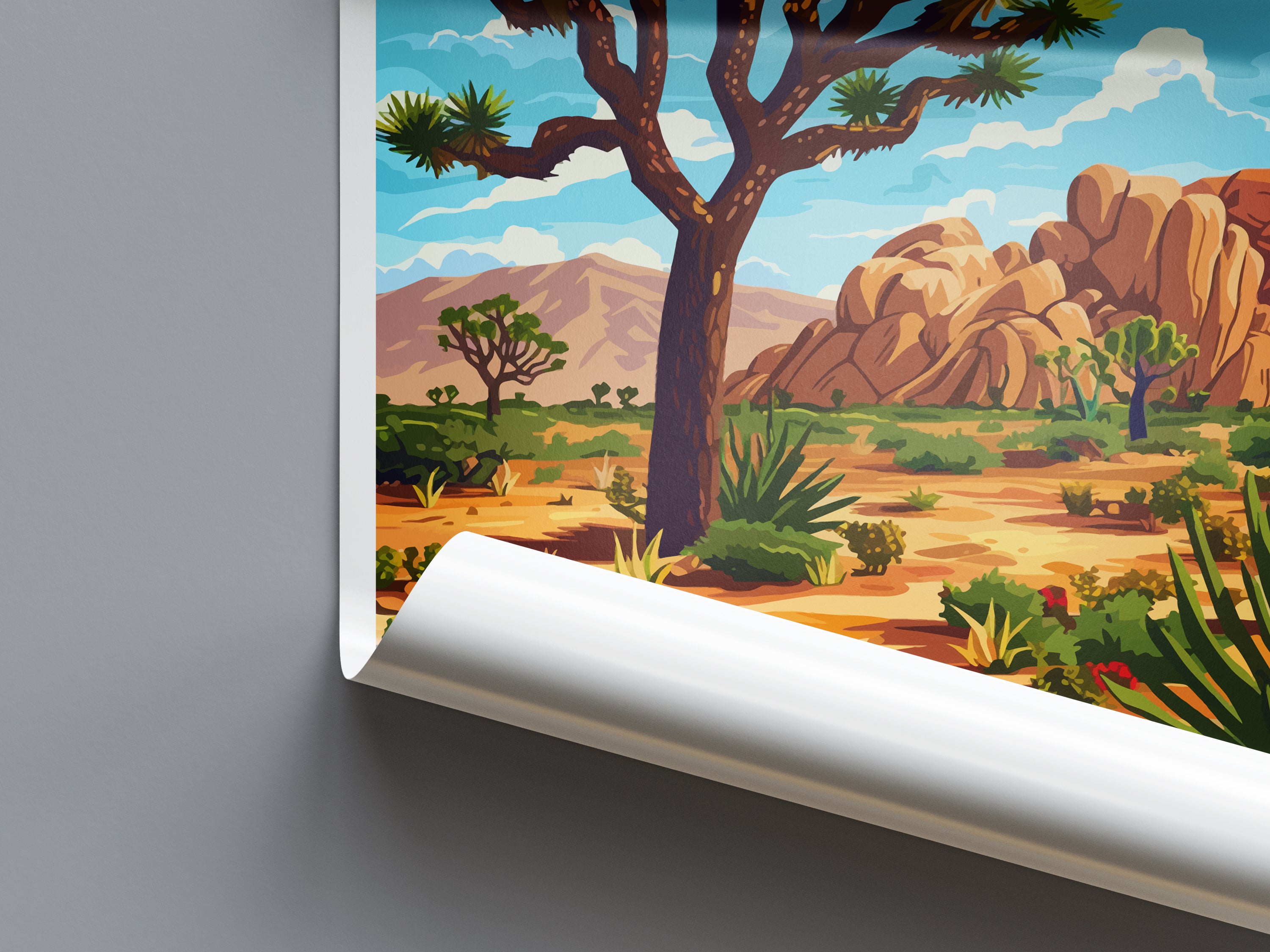 Joshua Tree US National Park Travel Print