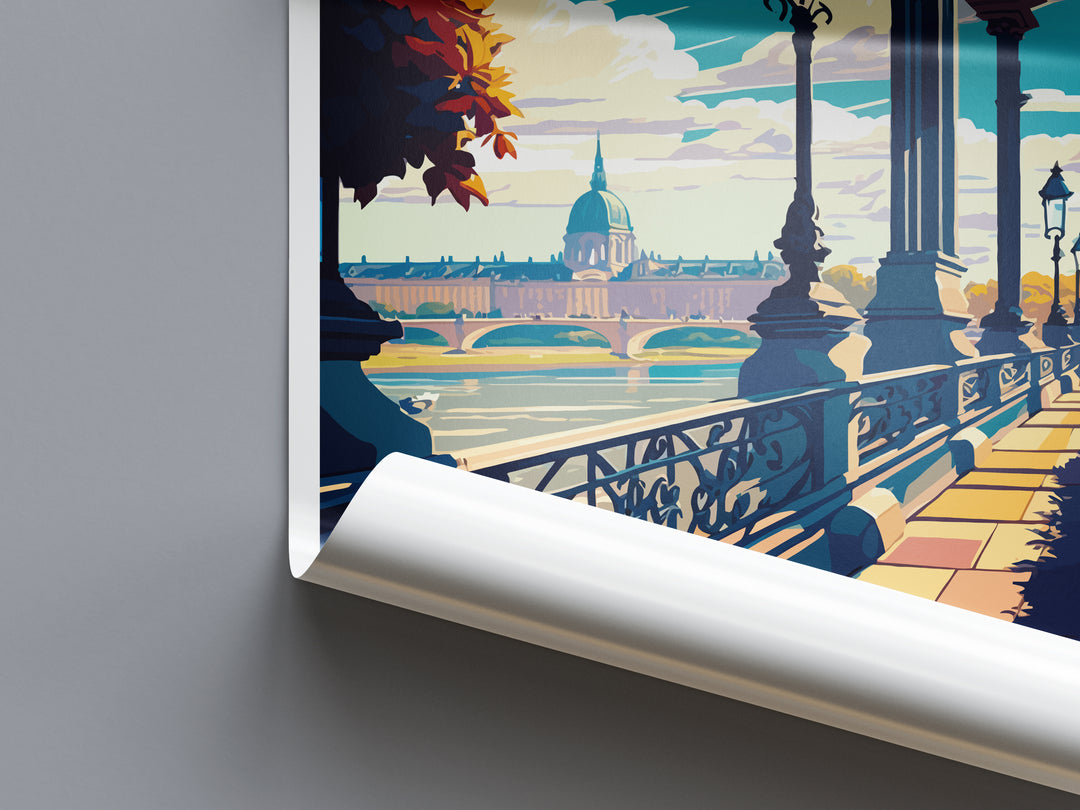 Bordeaux France Travel Poster