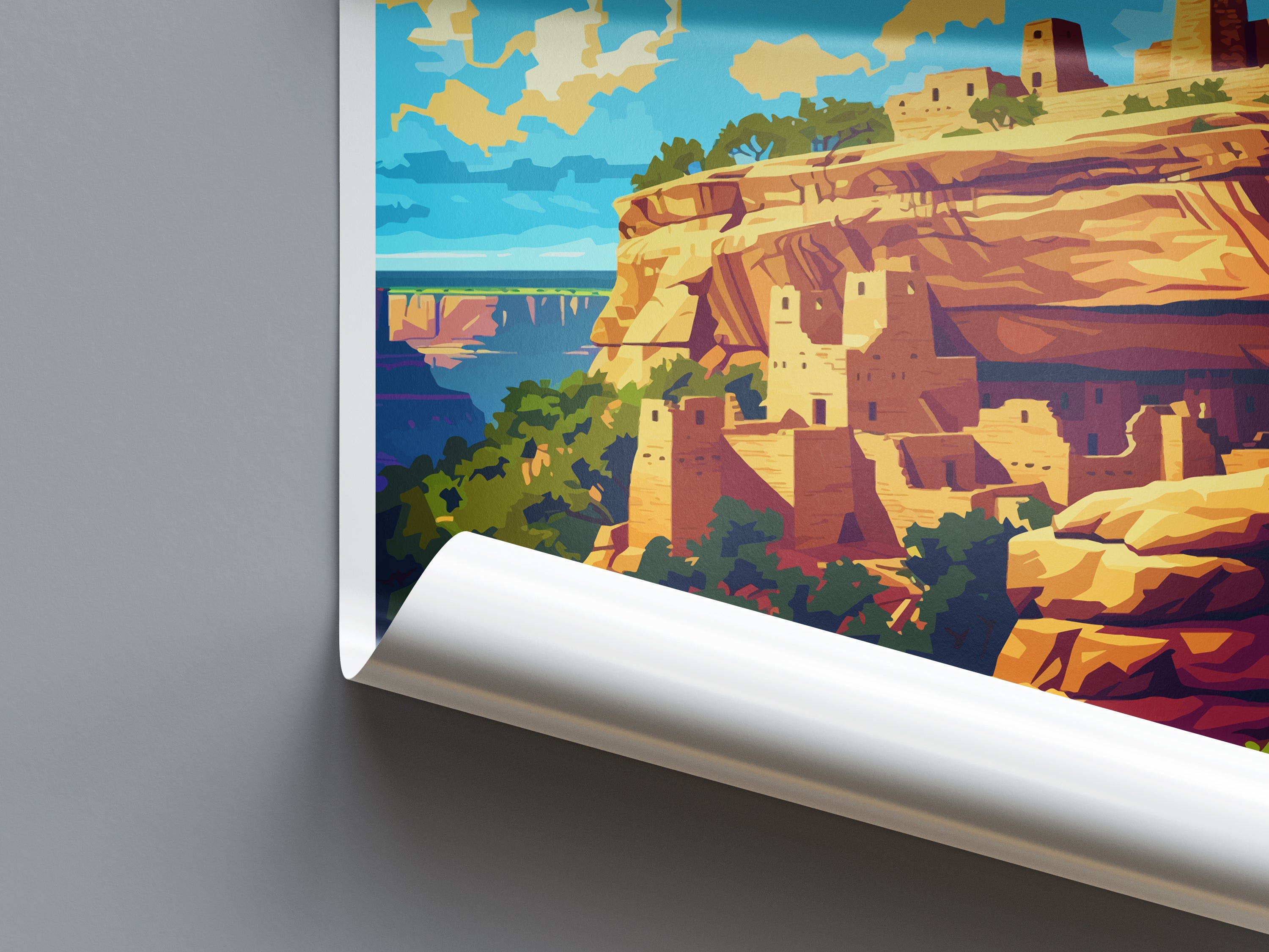 Mesa Verde US National Park Travel Print