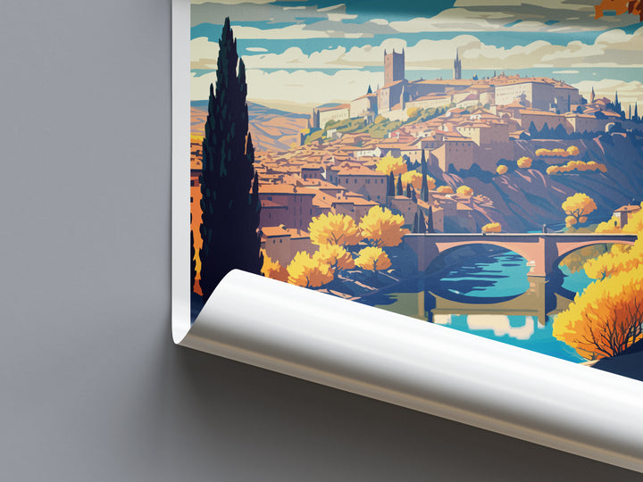 Toledo Spain Travel Poster