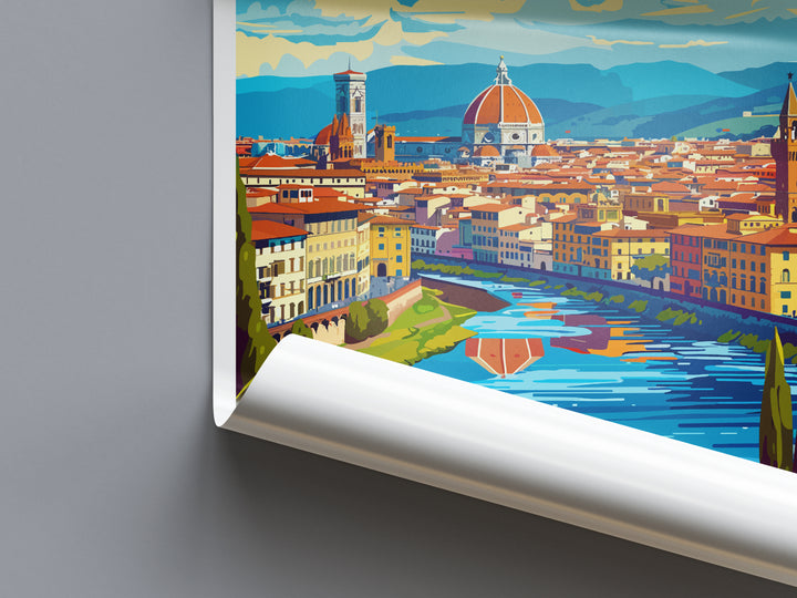 Florence Italy Travel Poster