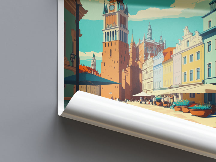 Wroclaw Poland Travel Poster