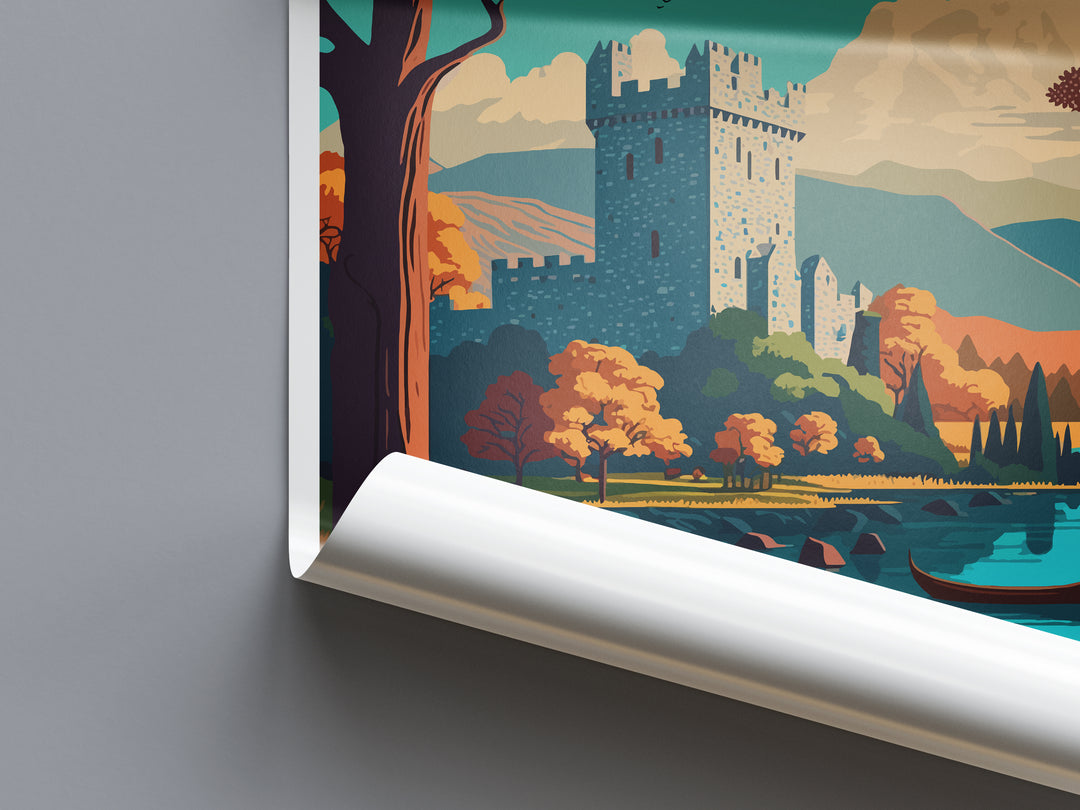 Killarney National Park Ireland Travel Poster