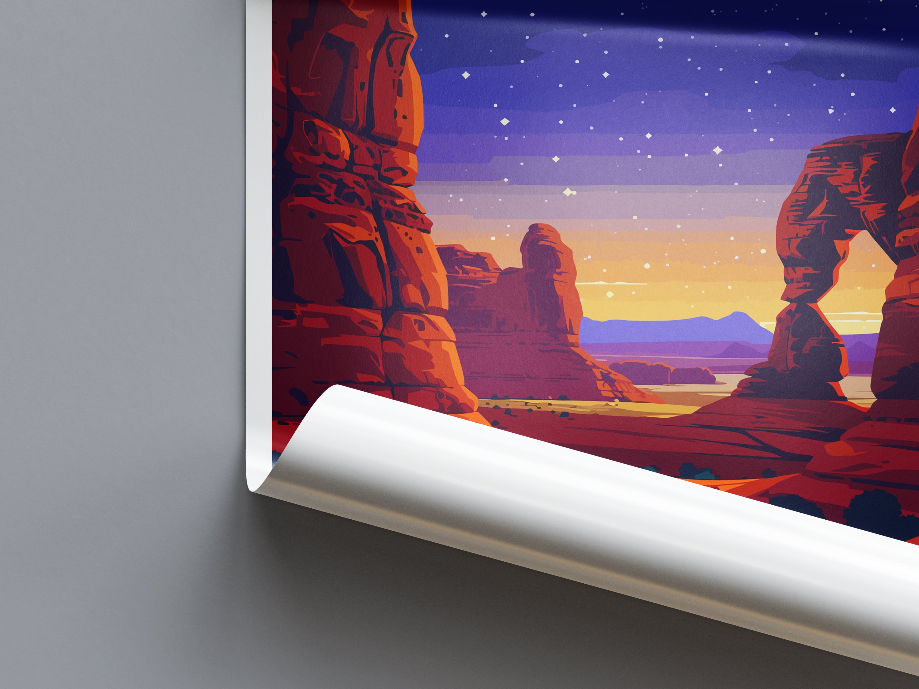 Arches US National Park Travel Print