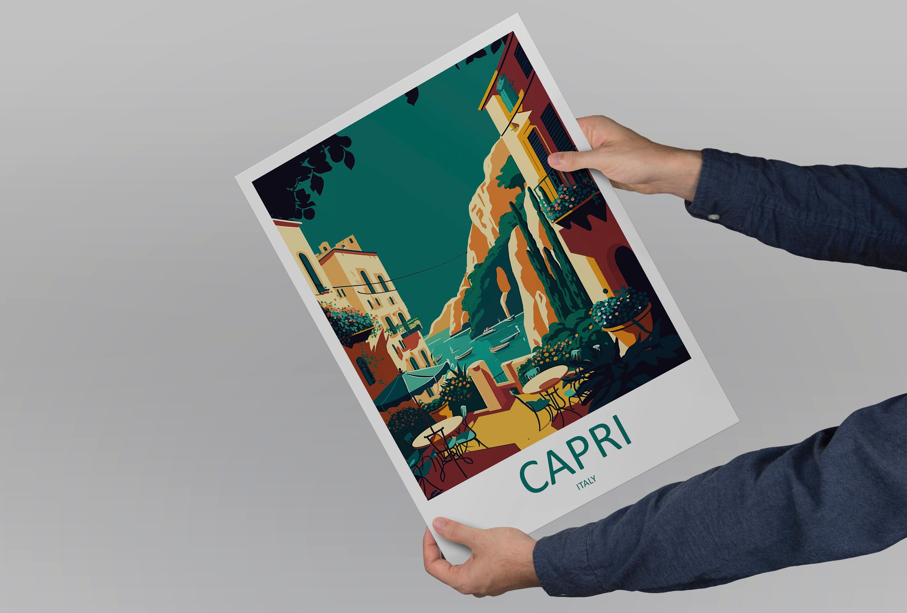 Capri Travel Print