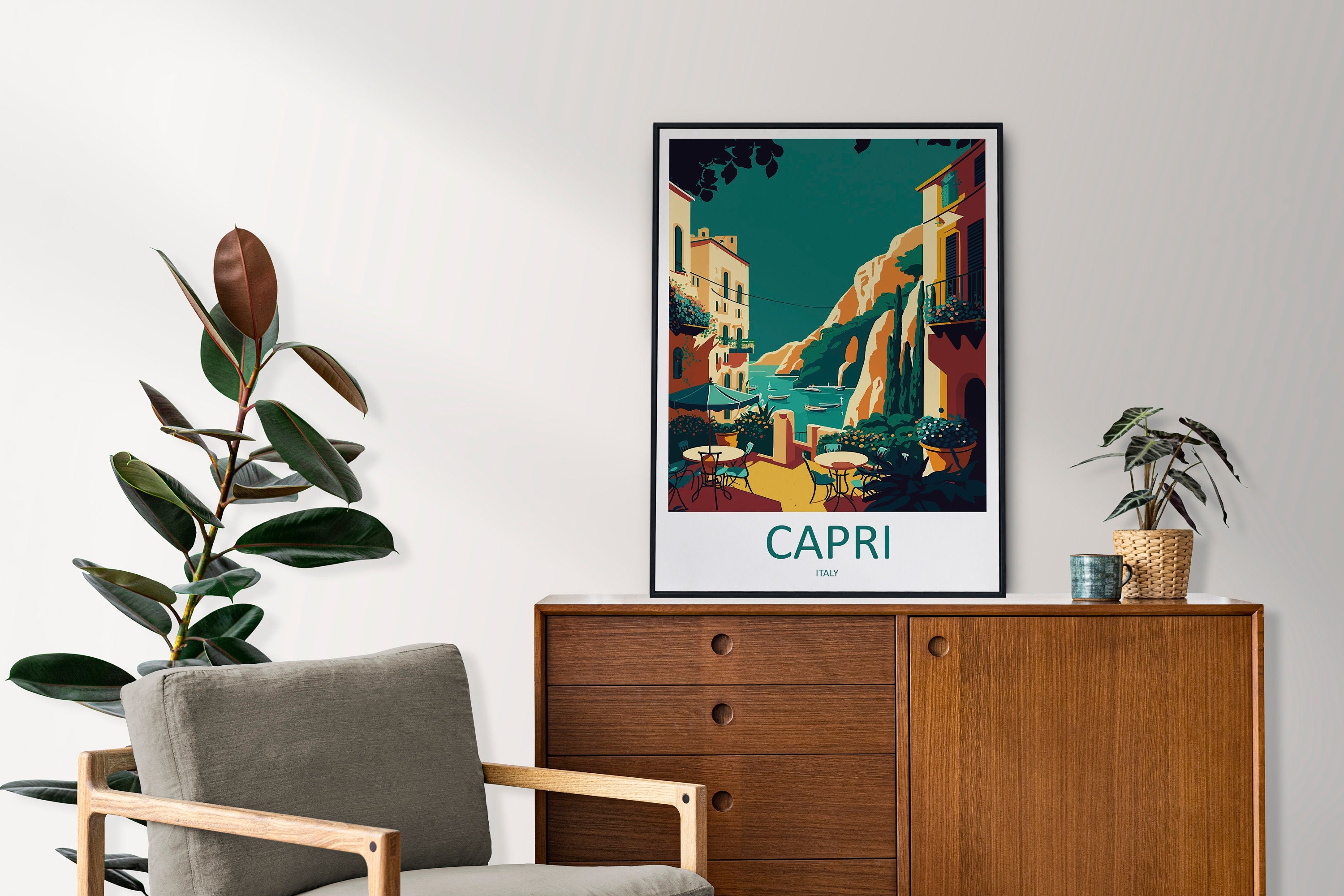 Capri Travel Print