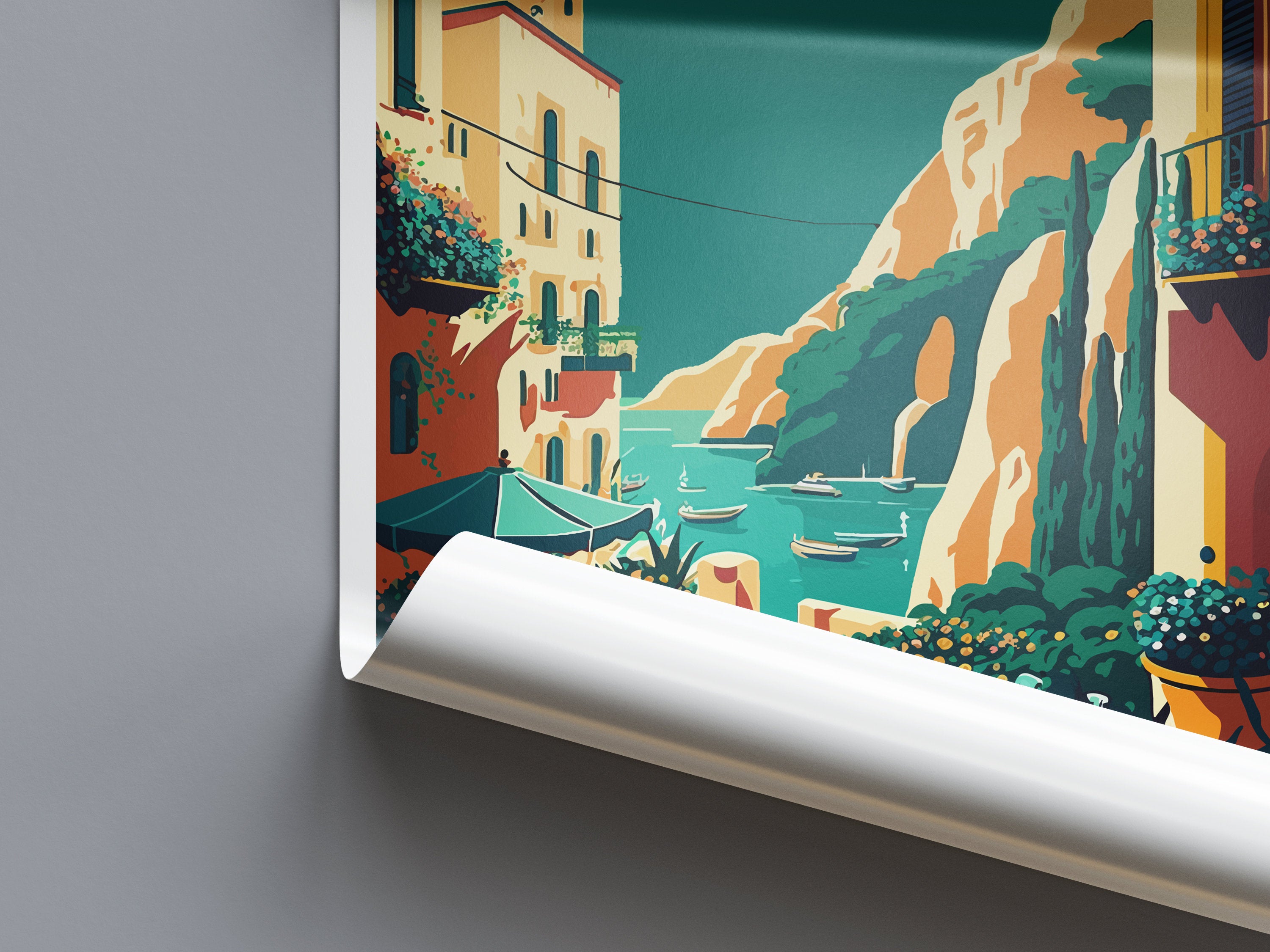 Capri Travel Print