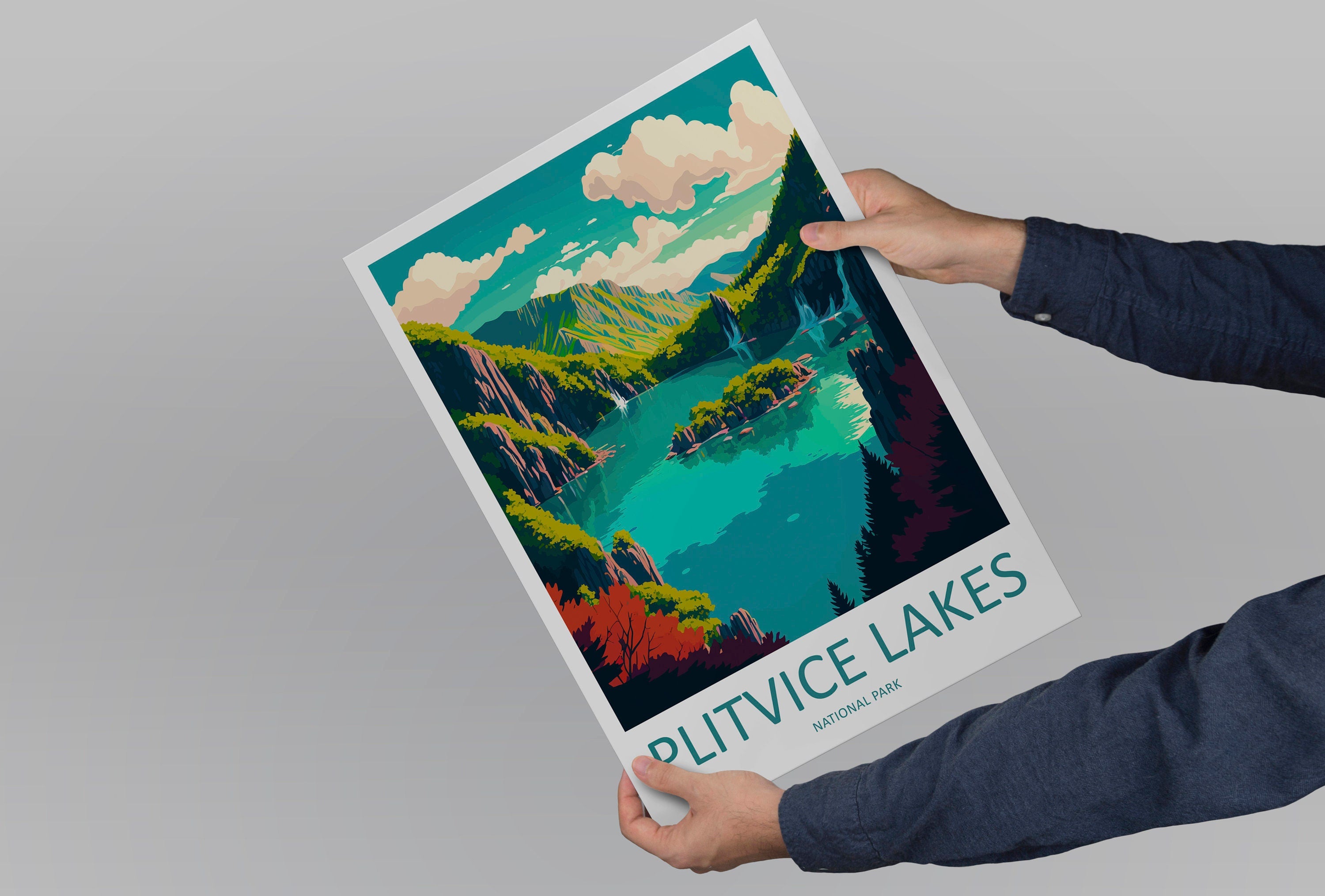 Plitvice Lake National Park Travel Print