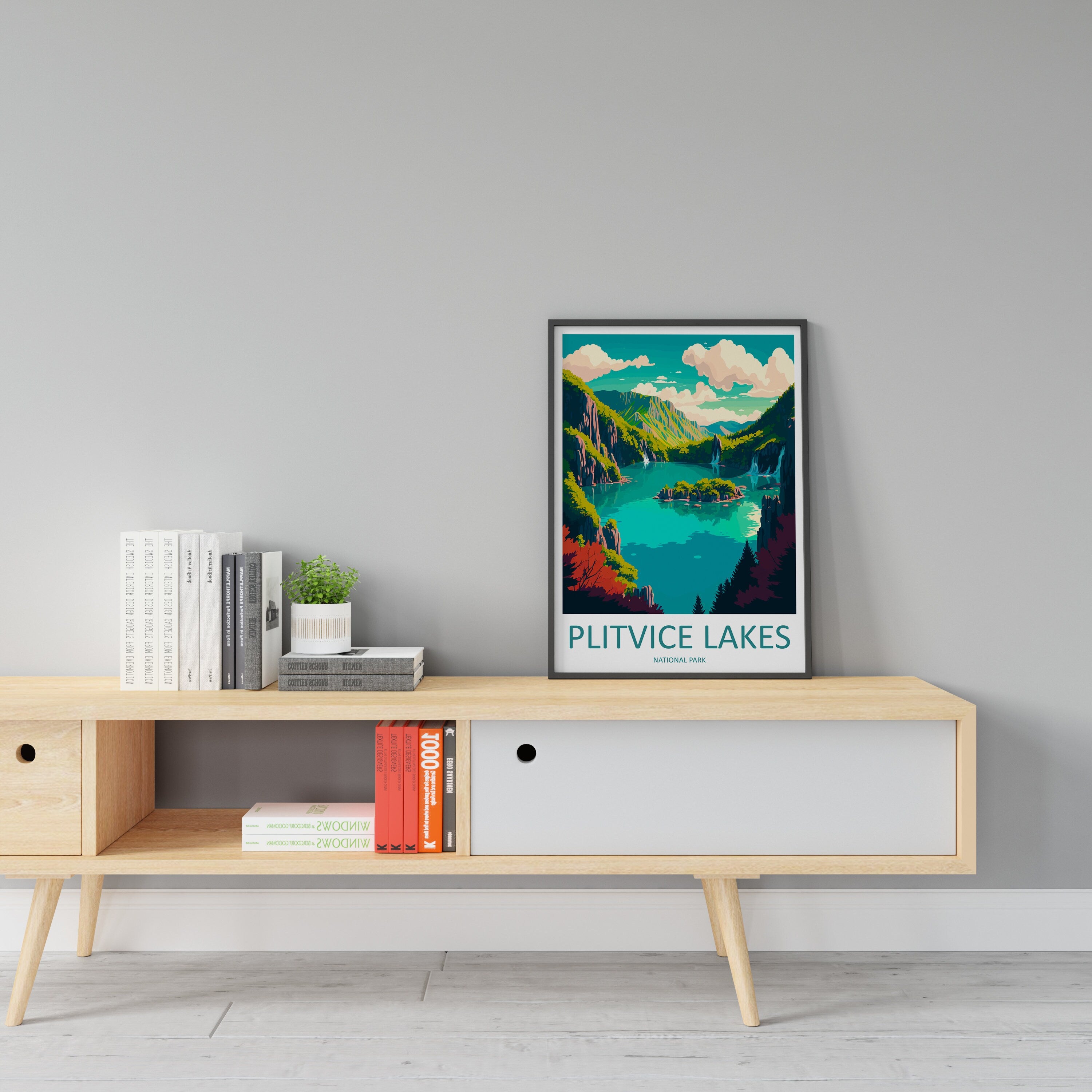 Plitvice Lake National Park Travel Print