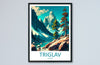 Triglav Travel Print Triglav Home Décor Slovenia Art Print Triglav Wall Print For Triglav Gift Wall Hanging Triglav Artwork Décor Hanging