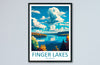 Finger Lakes Art Print, Landscape