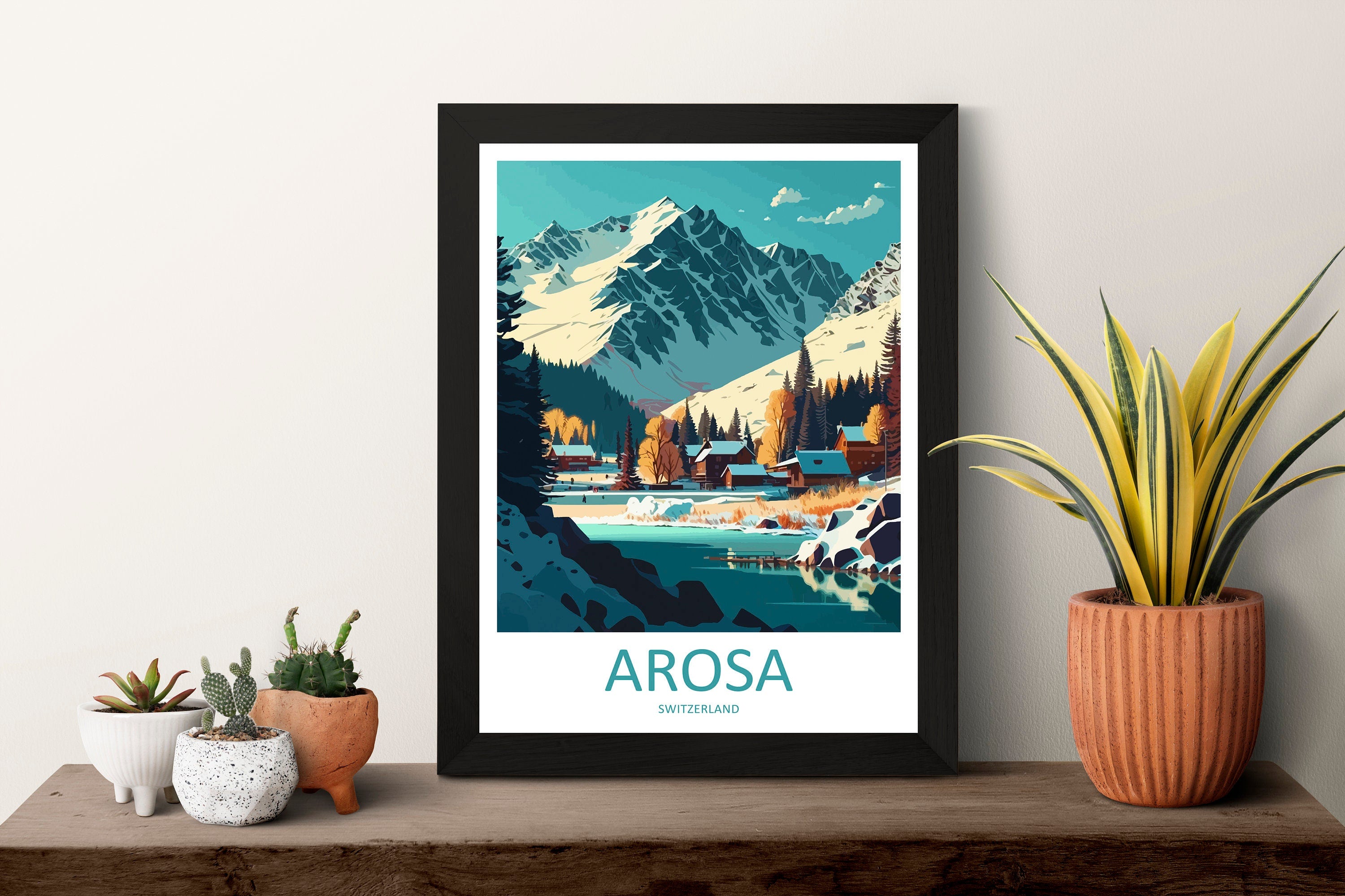 Arosa Print Arosa Home Décor Switzerland Art Print Arosa Wall Print For Switzerland Gift Wall Hanging Arosa Swiss Home Decor Arosa Artwork