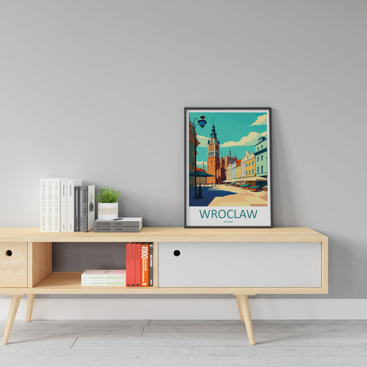 Wroclaw Travel Print Wroclaw Home Decor European City Art Print Wroclaw Wall Art for Poland Enthusiast Gift Wall Hanging Wroclaw Poland Art