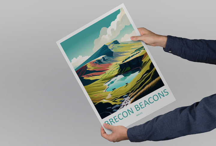 Brecon Beacons Print Brecon Beacons Home Decor Landscape Art Print Brecon Beacons Wall Nature Enthusiast Gift Wall Hanging Brecon Beacons