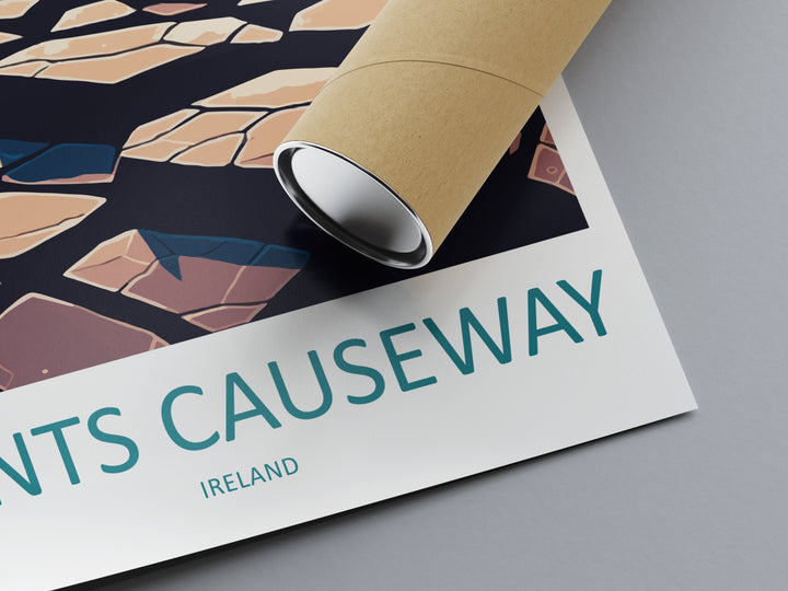 Giant's Causeway Print Giant's Causeway Home Décor Landscape Print Giant's Causeway Wall Art Northern Ireland Enthusiast Gift Wall Hanging