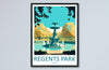 Regent's Park Print Regent's Park Home Decor Landscape Art Print Regent's Park