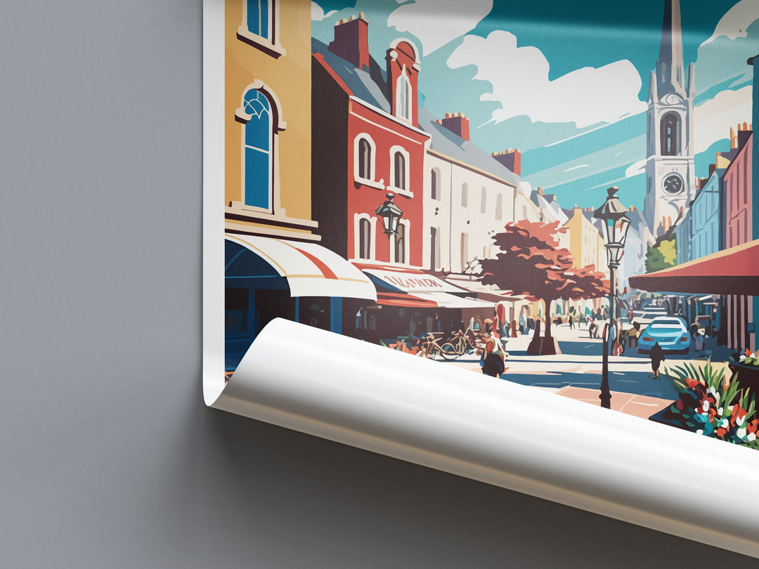 Galway Print Galway Home Decor Galway Square Art Print Galway Wall Art for Ireland Enthusiast Gift Wall Hanging Galway Ireland Wall Décor