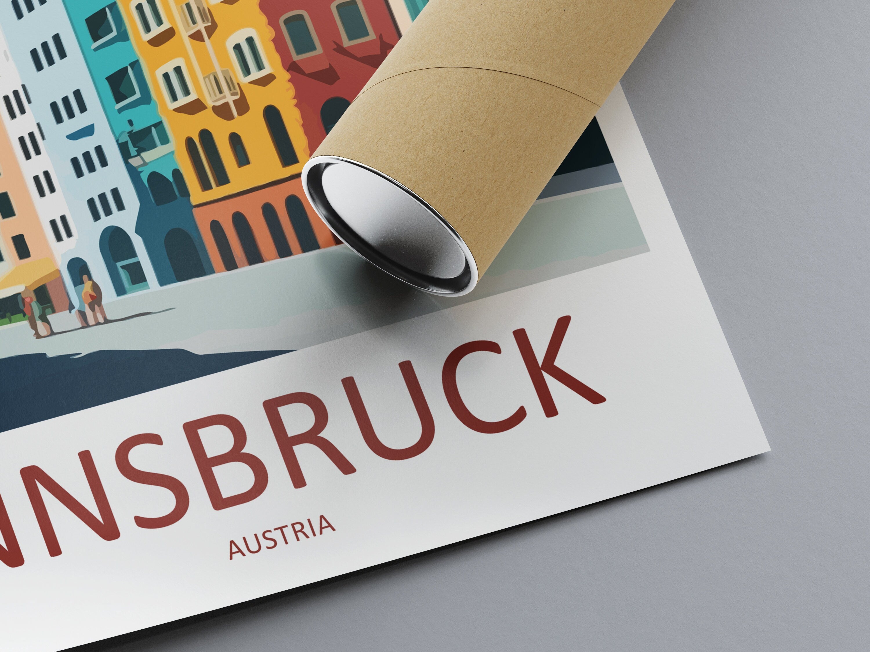 Innsbruck Print Innsbruck Home Decor Landscape Art Print Innsbruck