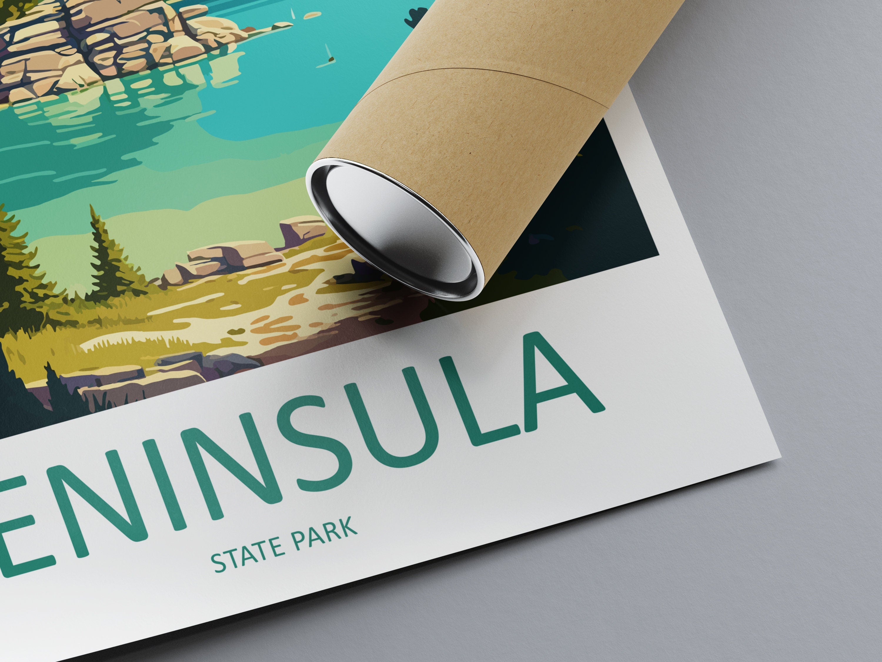 Peninsula State Park Print Peninsula State Park Home Decor Landscape Art Print Peninsula Art for Wisconsin Enthusiast Gift Wall Hanging Art