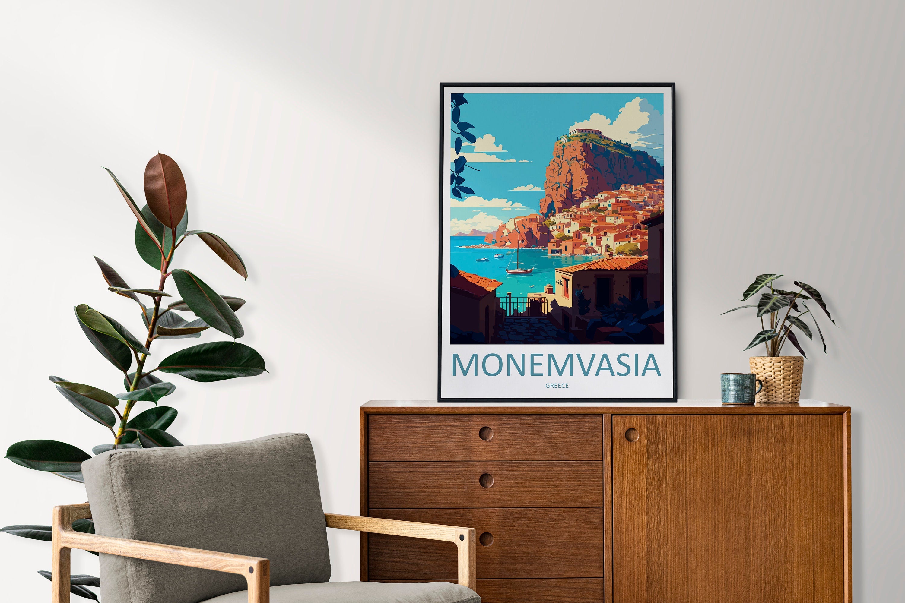 Monemvasia Travel Print