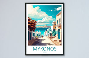 Mykonos Travel Print