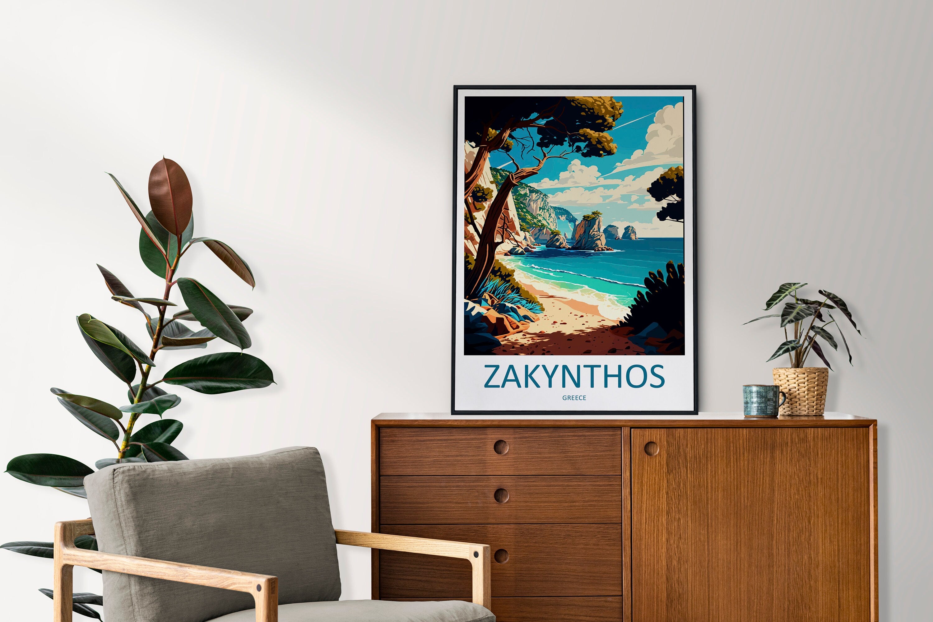 Zakynthos Travel Print