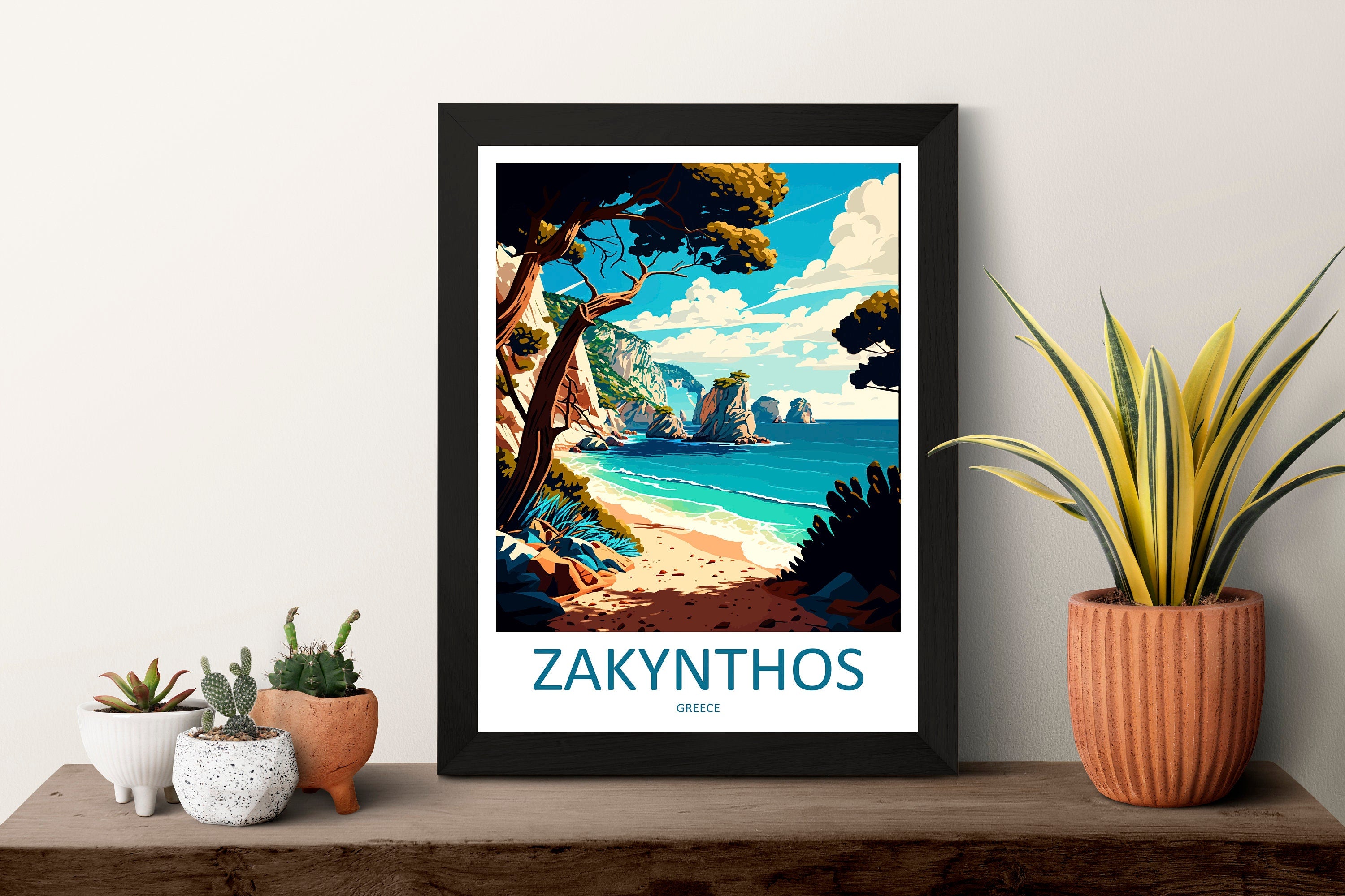 Zakynthos Travel Print