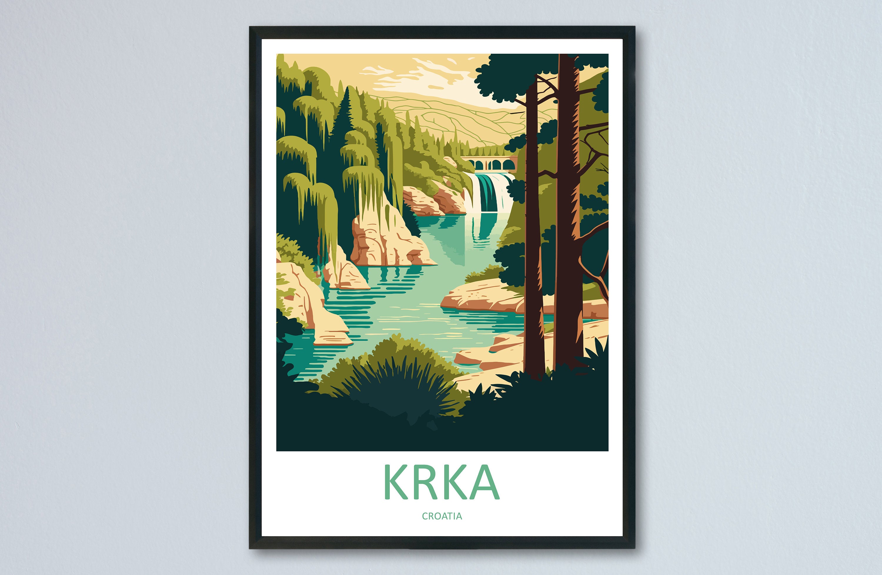 Krka Travel Print