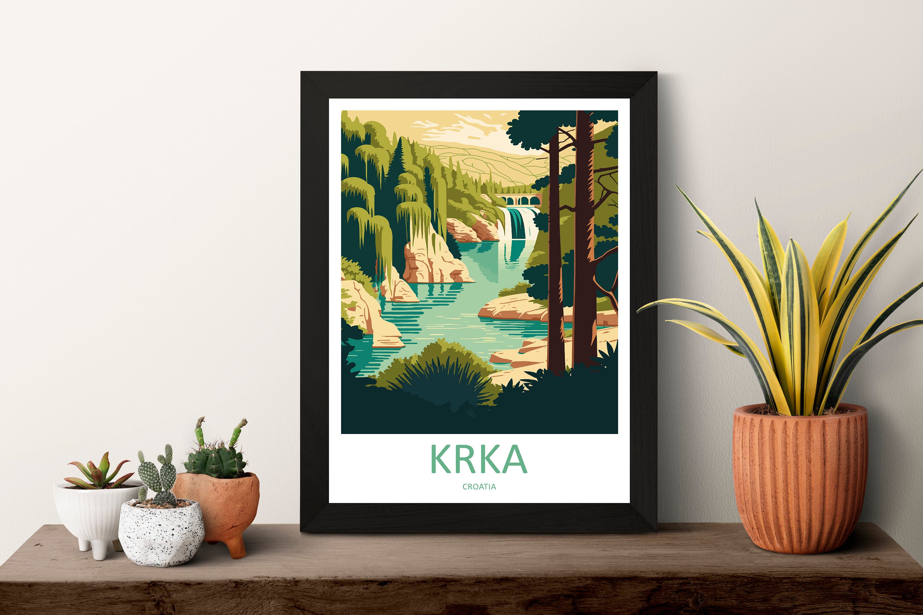 Krka Travel Print