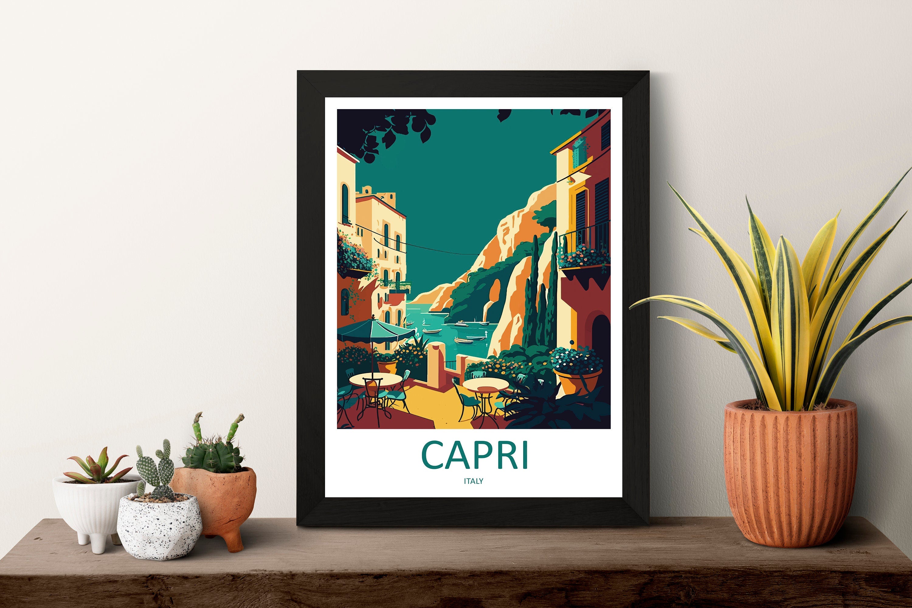 Capri Travel Print