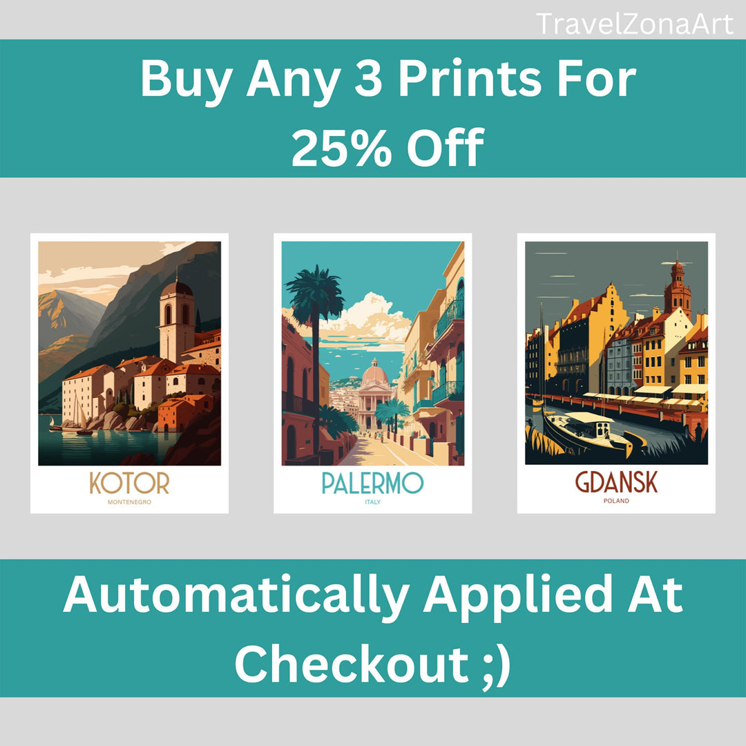 Ioannina Travel Print Wall Art Ioannina Greece Wall Hanging Home Decoration Ioannina Gift Art Lovers Wall Art Print Ioannina Greek Print Art