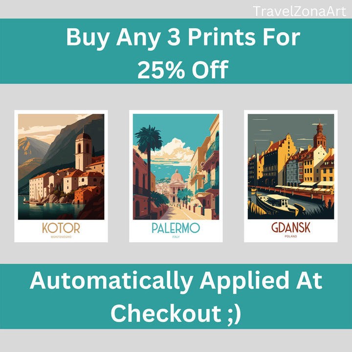 Ioannina Travel Print Wall Art Ioannina Greece Wall Hanging Home Decoration Ioannina Gift Art Lovers Wall Art Print Ioannina Greek Print Art