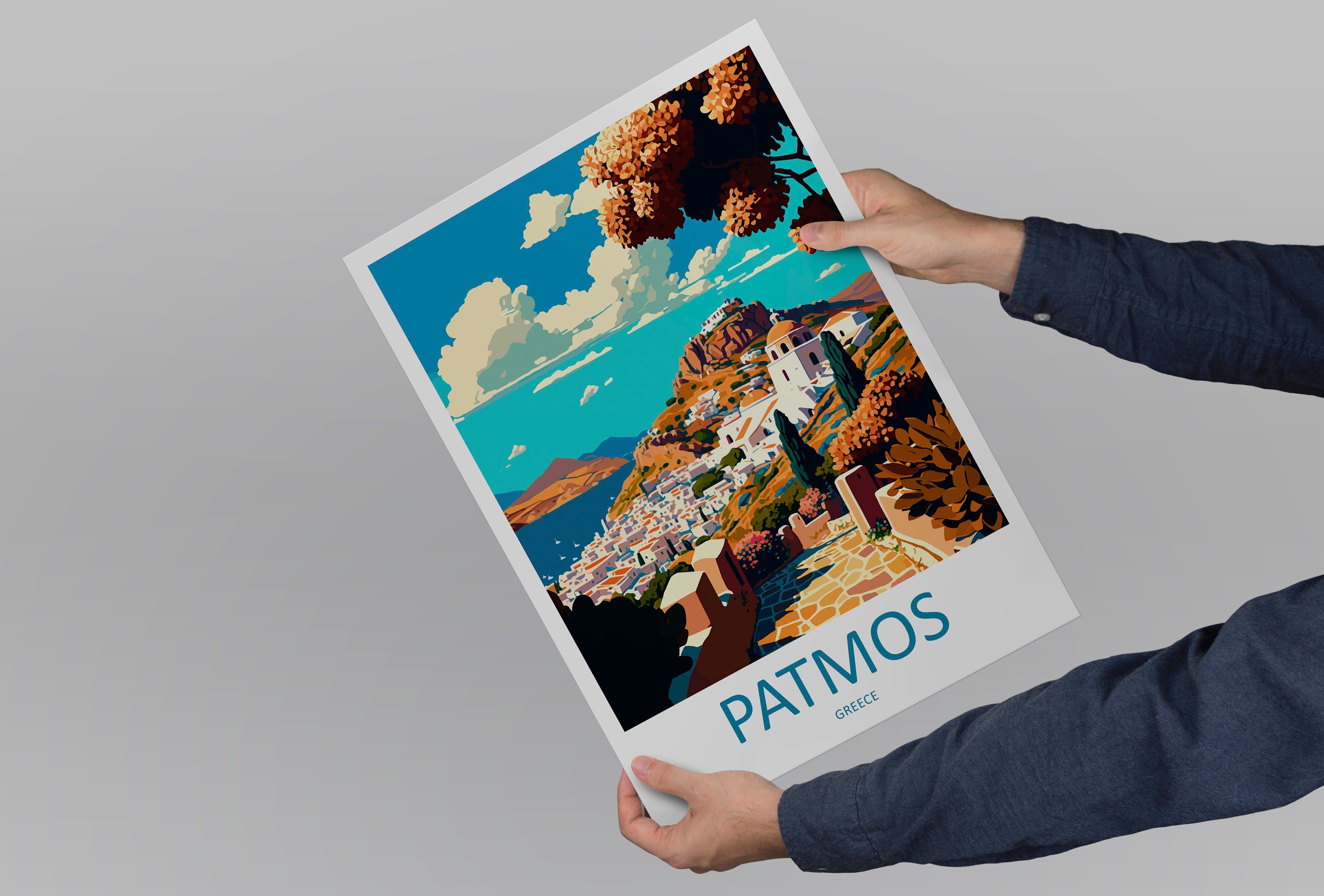 Patmos Travel Print