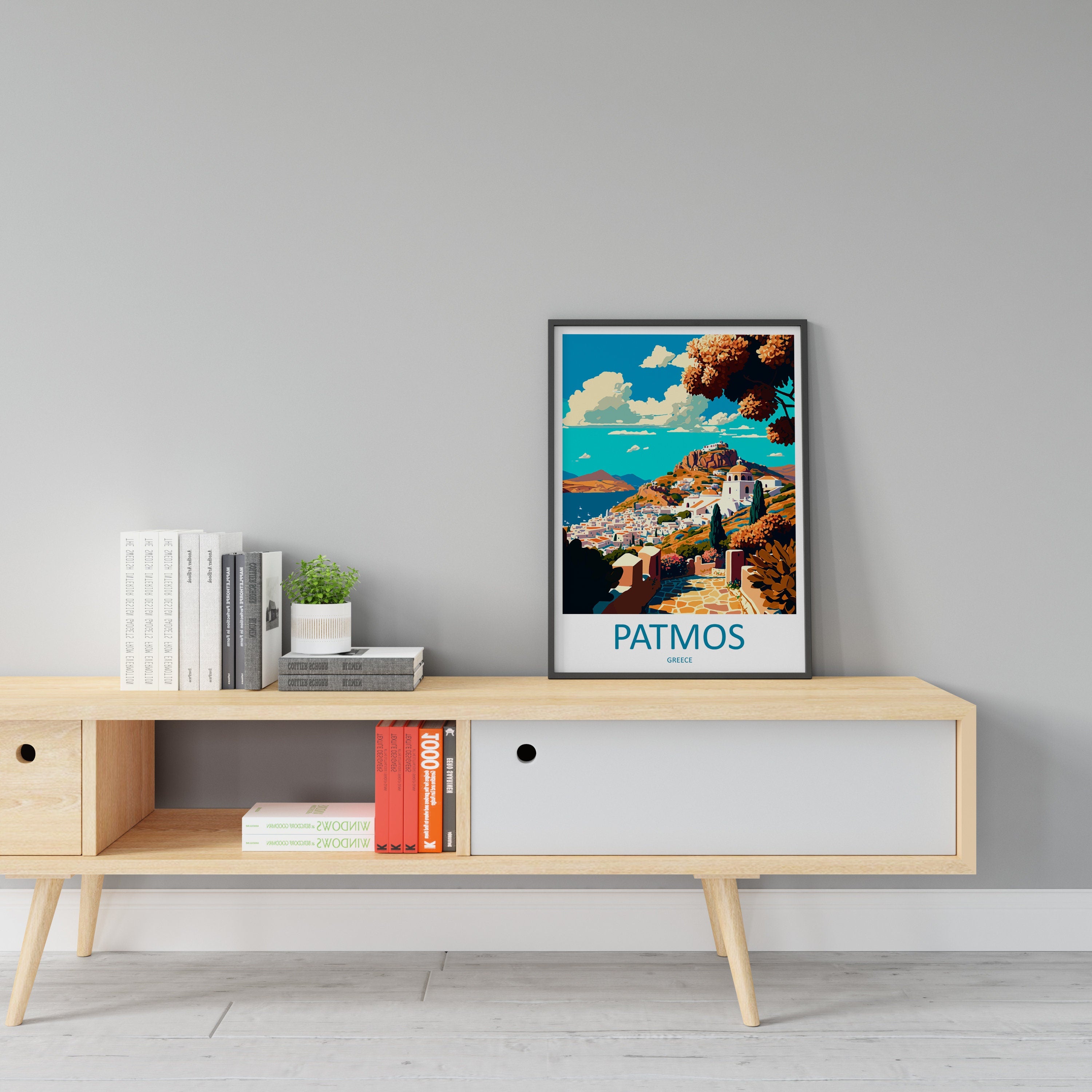 Patmos Travel Print