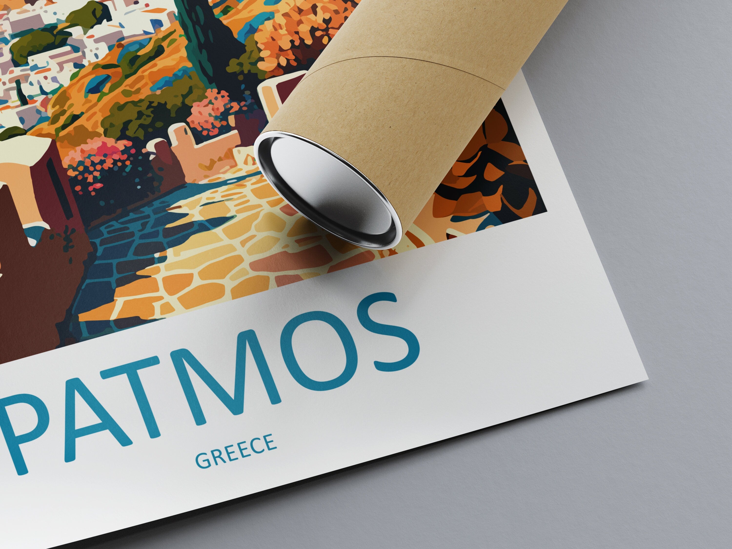 Patmos Travel Print