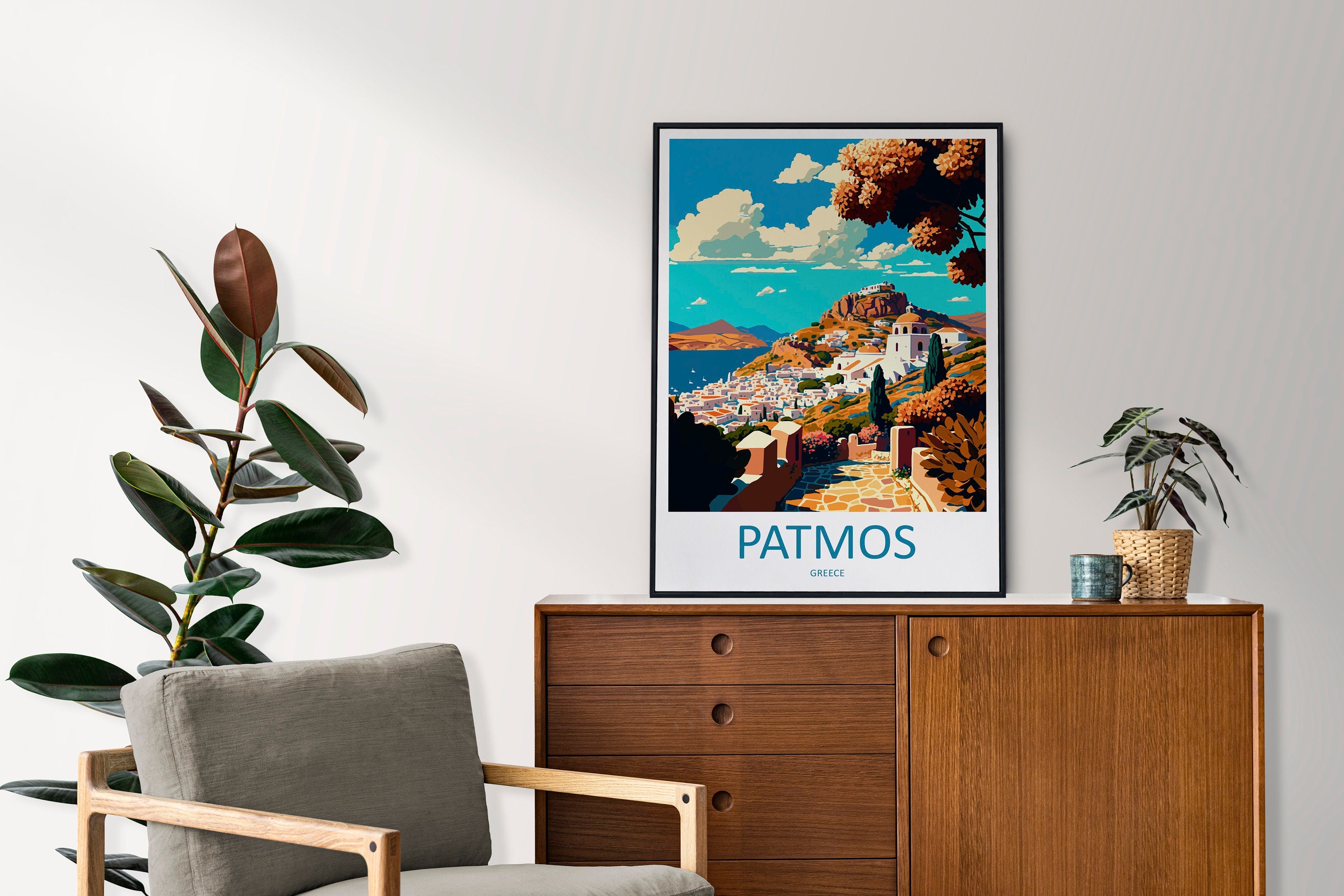 Patmos Travel Print