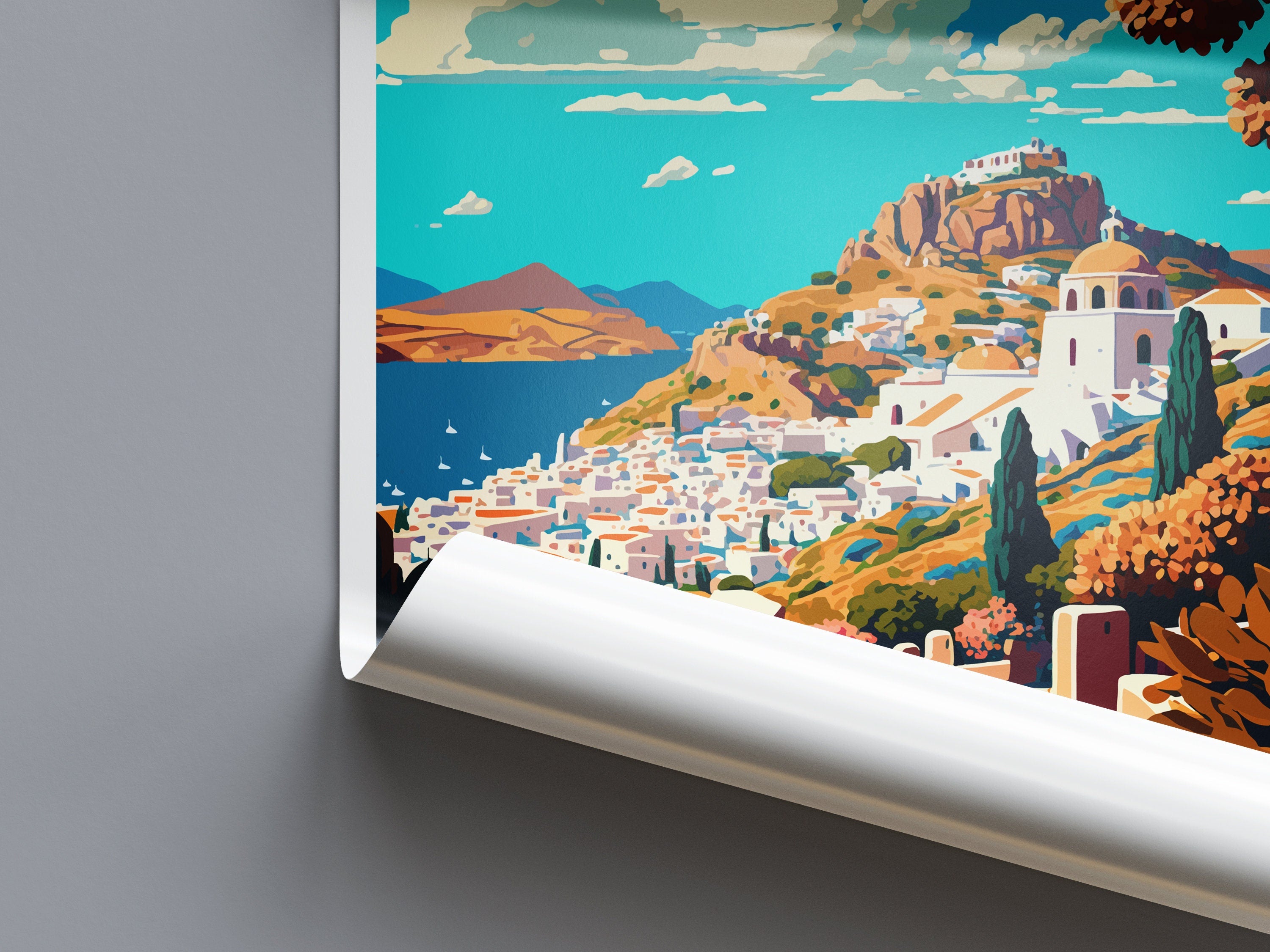 Patmos Travel Print