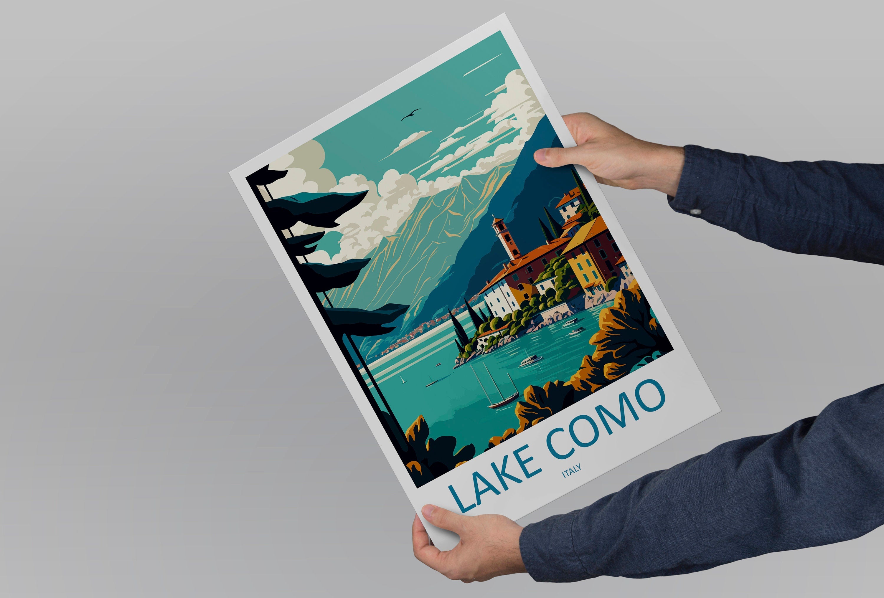 Lake Como Travel Print