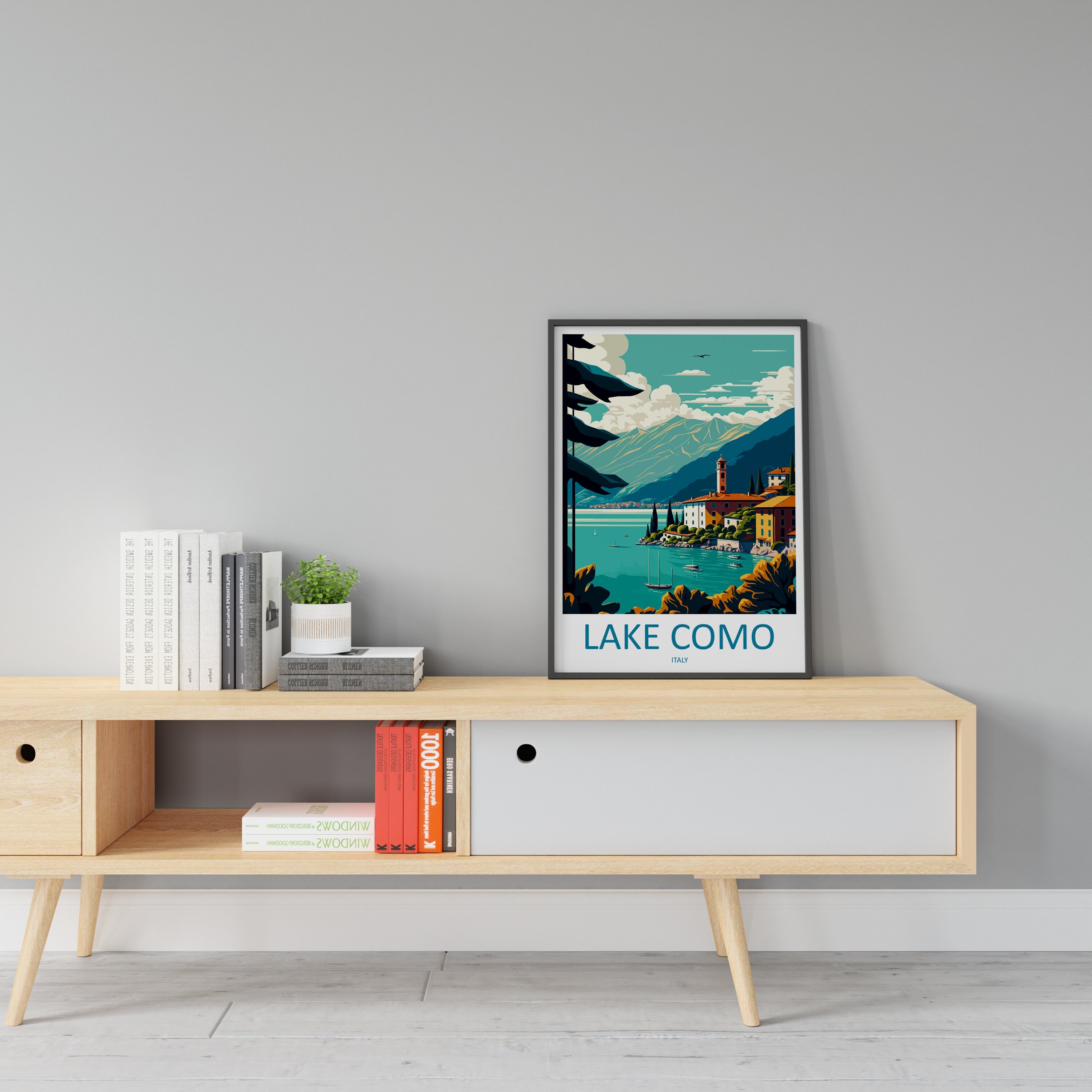 Lake Como Travel Print