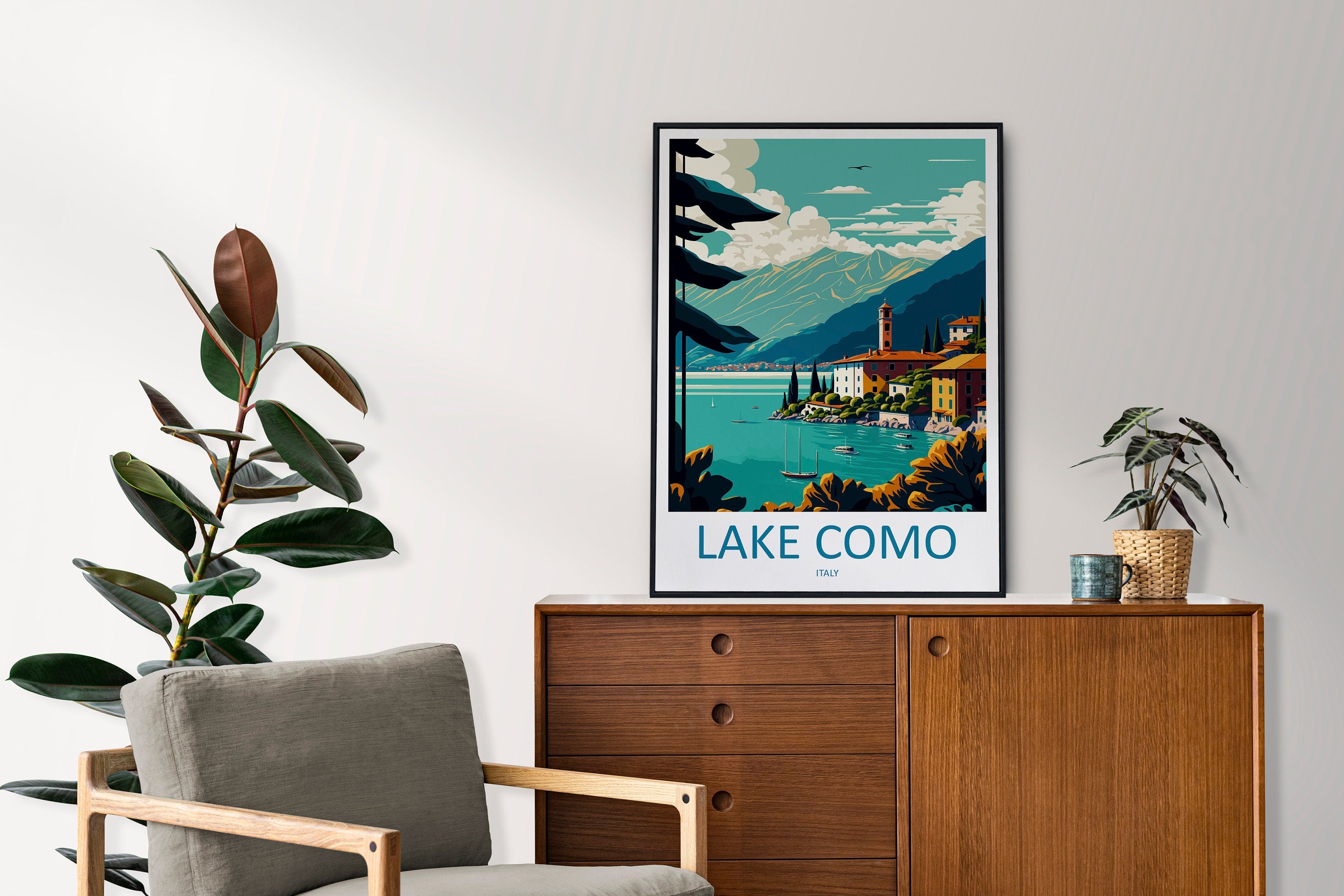 Lake Como Travel Print