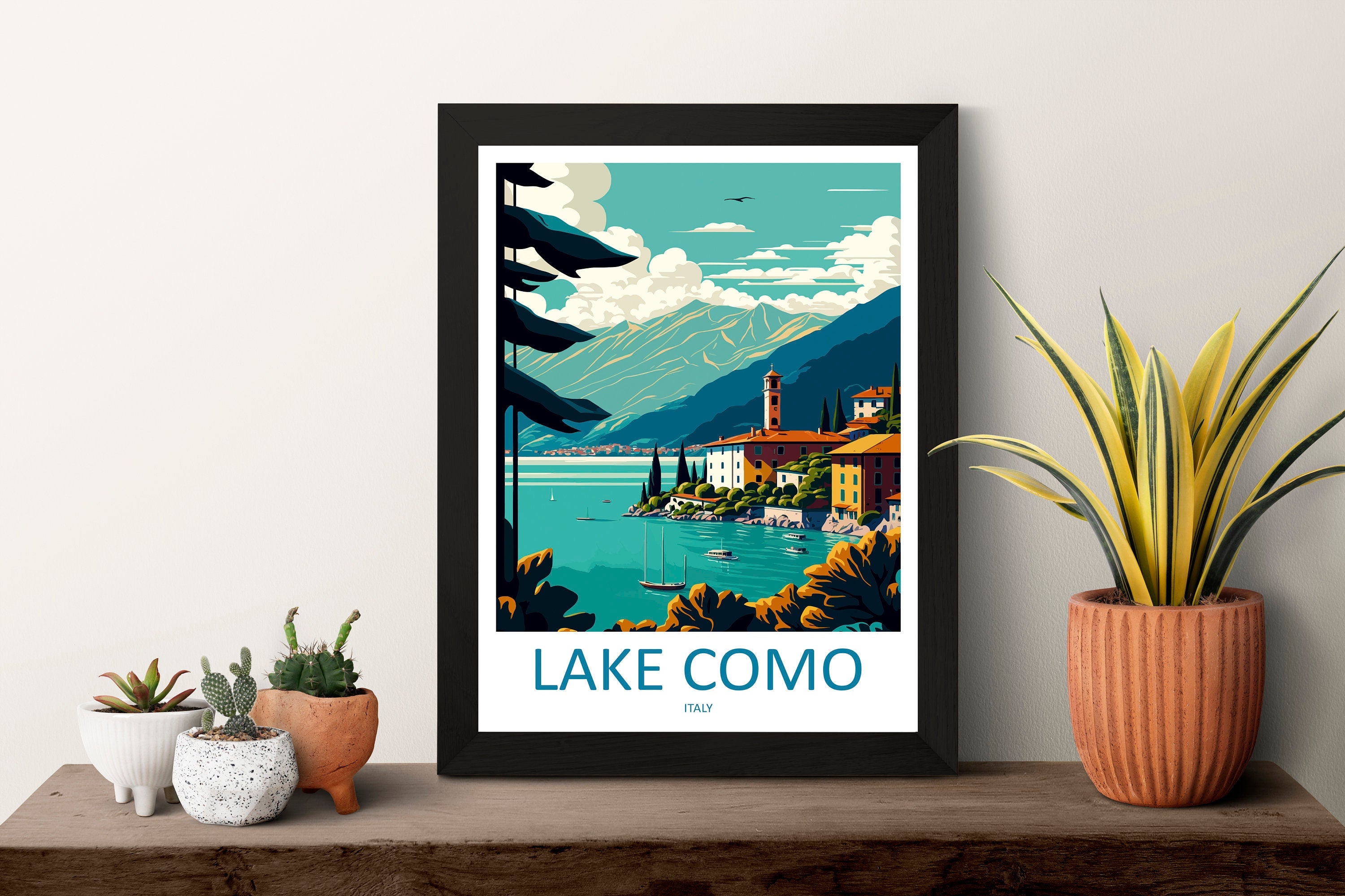 Lake Como Travel Print