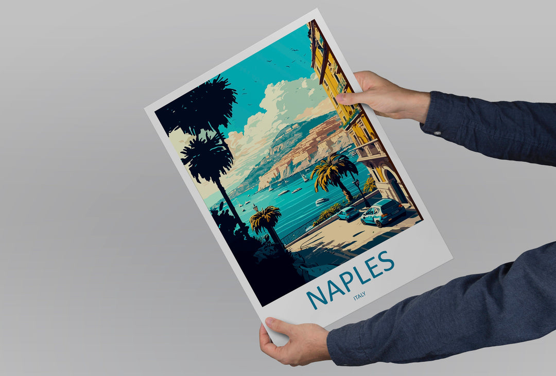 Naples Travel Print Wall Art Naples Italy Wall Hanging Home Decoration Naples Gift Art Lovers Wall Art Print Naples Italy Art Naples Art
