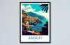 Amalfi Travel Print