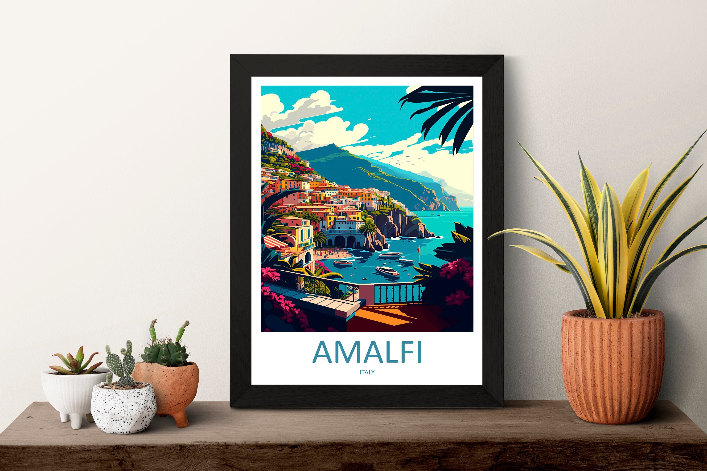 Amalfi Travel Print