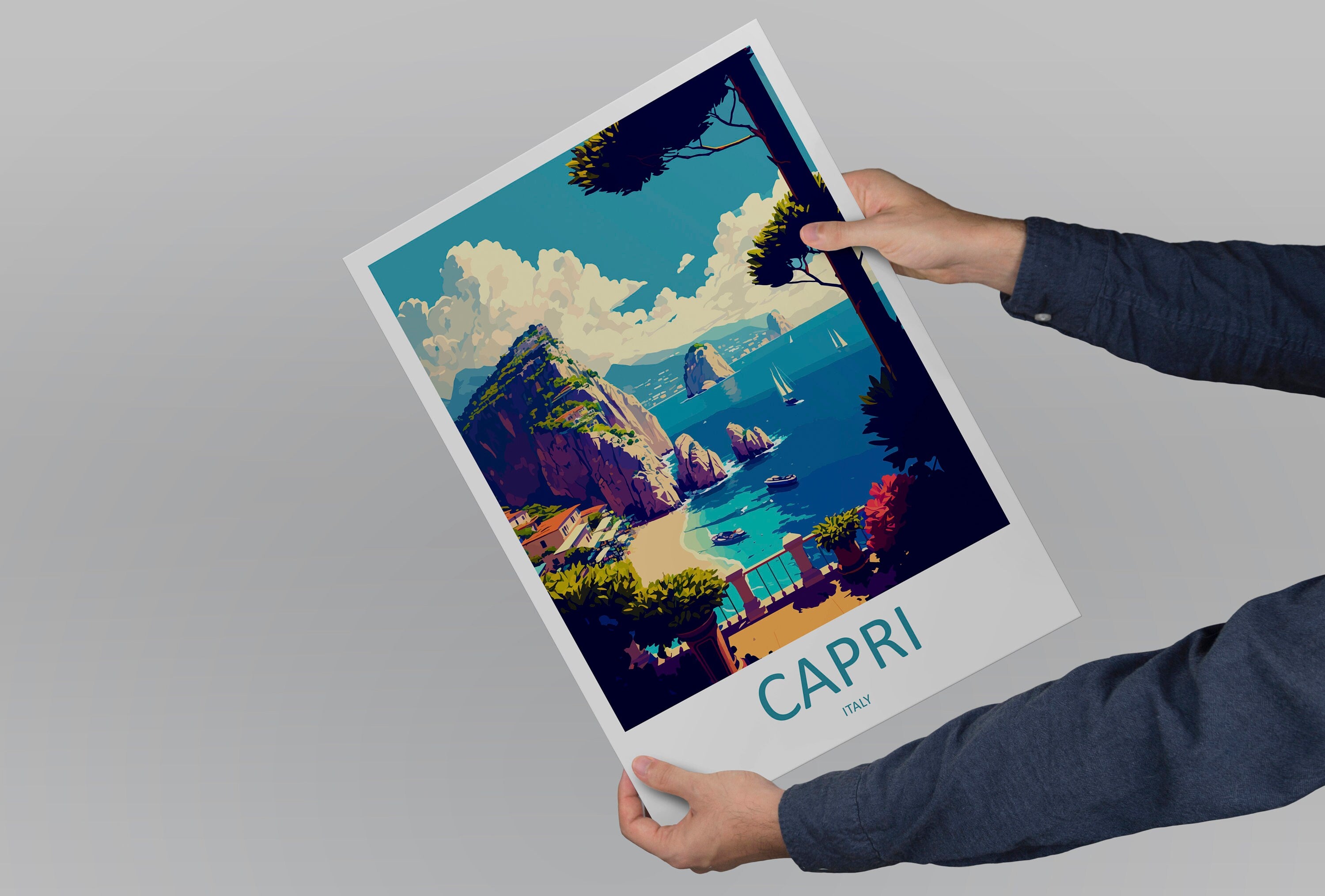 Capri Travel Print